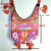 Multi-Color Vibrant Patch Work Jhola Bag - Shoulder Bag with Tiny Jingle Bells All Around