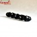 Black Fella - Oval Shape Handmade Glass Beads