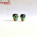 Green Go - Handmade Casting Glass Beads Crafting Supplies