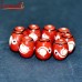 Red Swan Oval - Handmade Glass Beads for DIY Crafting