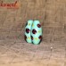 Green Grenade - Handmade Casting Glass Beads Crafting Supplies