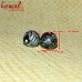 Black Sparkles - Handmade Glass Beads