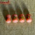 Peach Swan Roller - Handmade Glass Beads