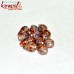 Rhythmic Brown - Handmade Glass Beads Jewellery Making and Crafting Beads