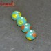 Blue Spiral - Handmade Glass Beads