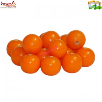 Mini Orange - Handmade Custom Resin Beads Crafting Supplies Jewelry Making