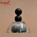 Pearly Black - Handmade Resin Beads Jewelry Making Crafting Supplies