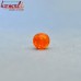 Orange Crackle - Handmade Jewellery Making Crafting Supplies Resin Beads