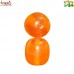 Smoky Orange - Handmade Resin Beads for Crafting Supplies