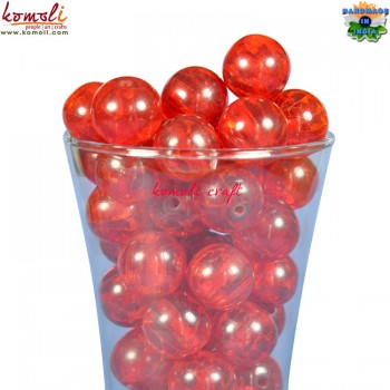 Cherry Crackle - Resin Beads