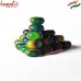 Green Bases Multilayered Flat - Resin Beads