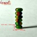 Green Bases Multilayered Flat - Resin Beads