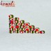 Multicolored Red Base Flat - Handmade Crafting Supplies Resin Beads