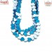 DIY Heart Shaped Blue Colored Small Resin Beads For Jewellery Making