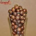 Round and Plain Natural Color Unfinished Wooden Crafting Beads