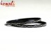 The Creeper - Bidri Craft Black Metal Silver Engraved Bangle (Thin)