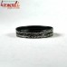 The Creeper - Silver Engraved Black Metal Bidri Craft Handmade Bangle Bracelet