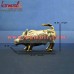 The Symbol of Wealth & Prosperity - Brass Replica of Wall Street Bull - Golden