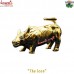 The Symbol of Wealth & Prosperity - Brass Replica of Wall Street Bull - Golden