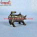 The Symbol of Wealth & Prosperity - Brass Replica of Wall Street Bull - Brown