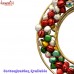 Miniature Christmas Wreath Made of Colorful Jingle Bells Ornaments Decoration - Customization Available