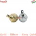 Large XL Christmas Brass Sleigh Bells Gold And Silver (55 mm height)