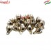 Shiny Brass Vintage Retro Design Animal Sheep Cattle Claw Bell Crafting Supplies