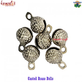 Dots - Brass Ghungroo Die Casting Sleigh Bells Home and Garden Decoration Lose Bells Crafting Supplies