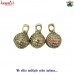 Dots - Brass Ghungroo Die Casting Sleigh Bells Home and Garden Decoration Lose Bells Crafting Supplies