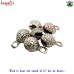Dots - Brass Ghungroo Die Casting Sleigh Bells Home and Garden Decoration Lose Bells Crafting Supplies