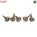 Hanging Sea Shell Design Brass Jingle Bell For Home & Christmas