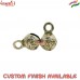 Carved Leaf Design Miniature Sleigh Bells Brass Ghungroo