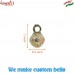 Small Brass Ghungroo Sleigh Bells - 5 Petal Flower Bell