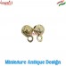 Small Brass Ghungroo Sleigh Bells - 5 Petal Flower Bell