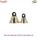 Mini Tanjori Brass Bells for Pooja Ghar Mandir Decoration
