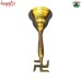 Swastik Brass Golden Hand Bell For Prayers Pooja Home Temple Decoration