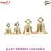 Indian Temple Hanging Bells, Many Sizes of Golden Brass Bells