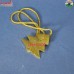 Christmas Tree -  Flat Brass Metal Xmas Ornament Hanging Decoration