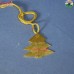 Christmas Tree -  Flat Brass Metal Xmas Ornament Hanging Decoration