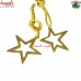 Metal Xmas Christmas Ornament - Brass Star Large Size Custom Design