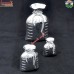 Set of Three - Sack Shape Silver Plated Brass Metal Flower Vase Unique Gift