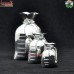 Potli Vases - Set of 3 Brass Artifacts Home Decoration Unique Gifts