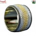 Inter-mesh Brass Bangle - 3 Color