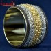 Inter-mesh Brass Bangle - 3 Color