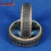 Inter-mesh Copper - Black Twin Set Brass Bangles Bracelets