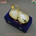 Gold Plated Pair of Swans - Multipurpose Serving Tray Made of Brass - Designer Tray
