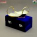 Gold Plated Pair of Swans - Multipurpose Serving Tray Made of Brass - Designer Tray