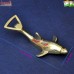 Dolphin Bottle Opener Bubbling Brass Artifact