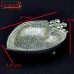 Heart Shape Silver Plated Brass Bowl For Wedding Return Gifts