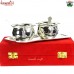 Handi Shape Silver Plated Tie Bowls Gift Set for Indian Wedding Return Gifts Favors Giveaways